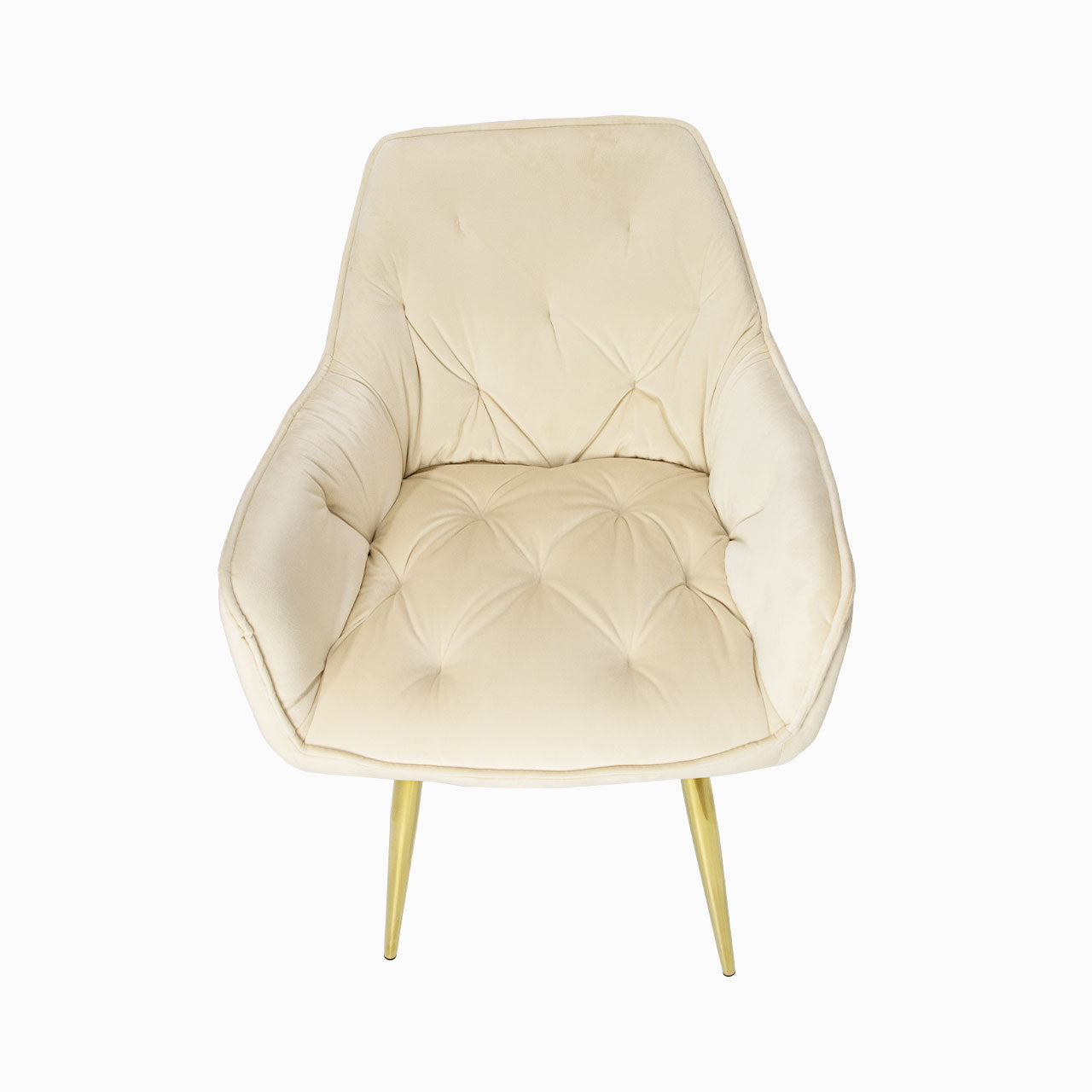 luxury velvet chair with gold legs