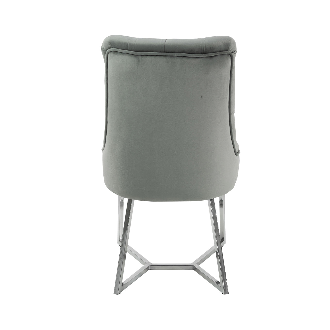 grey velvet chair in Dubai