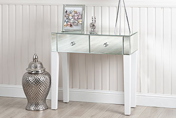 2 drawer console table