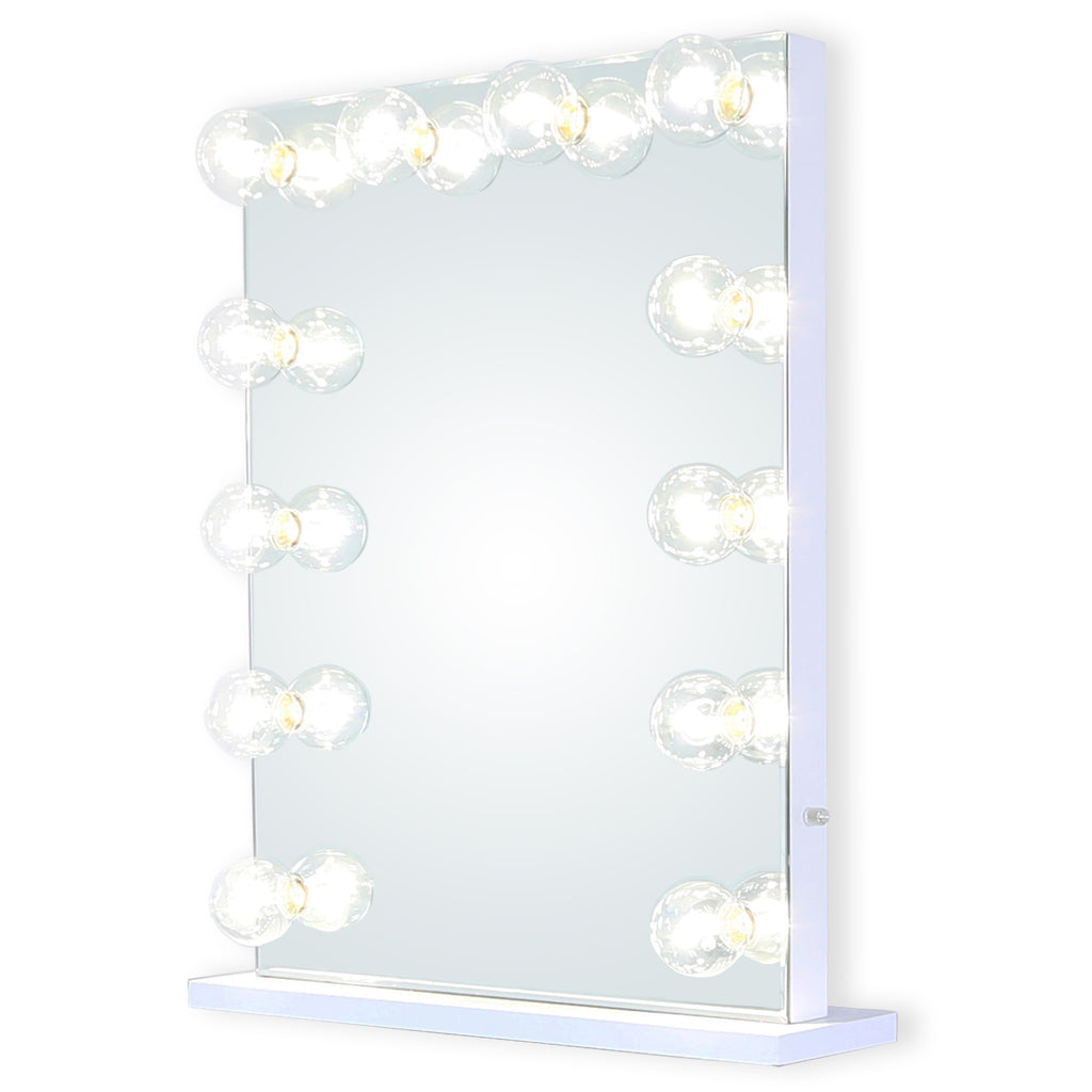 dressing table mirror with dimmable lights