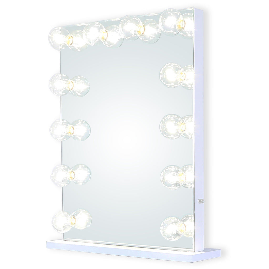 dressing table mirror with dimmable lights