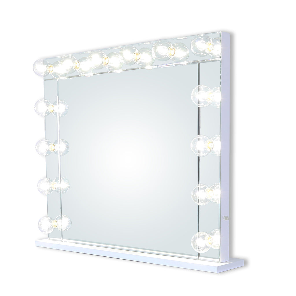 makeup mirror with dimmable lights