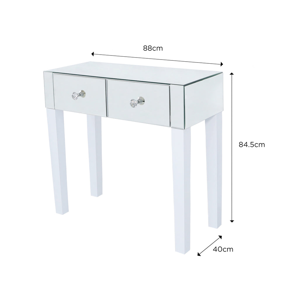 small dressing table with two drawer