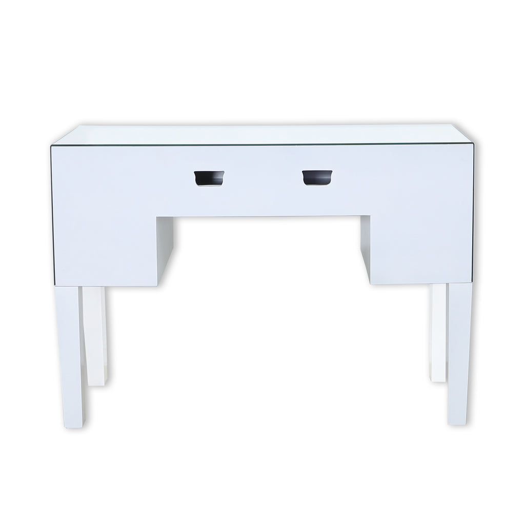 white dressing table