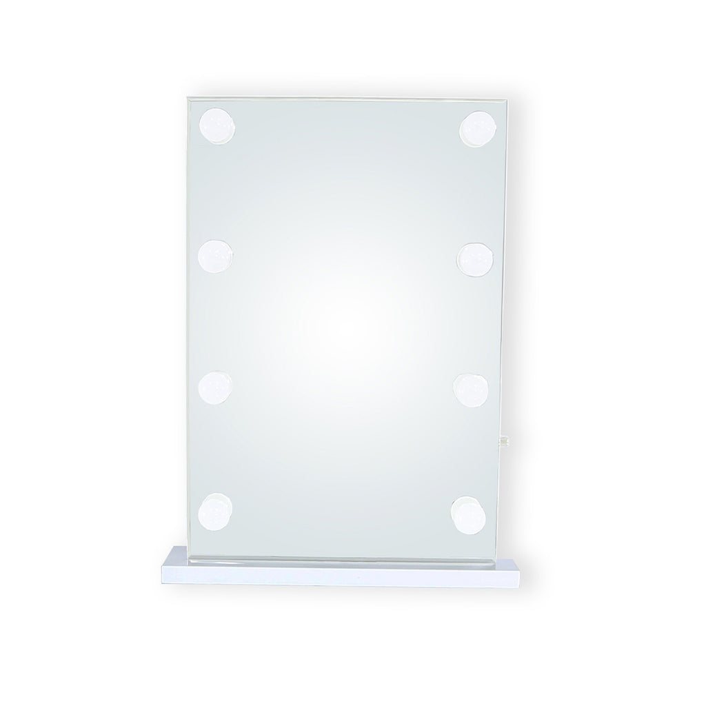 dressing mirror with white LED lights