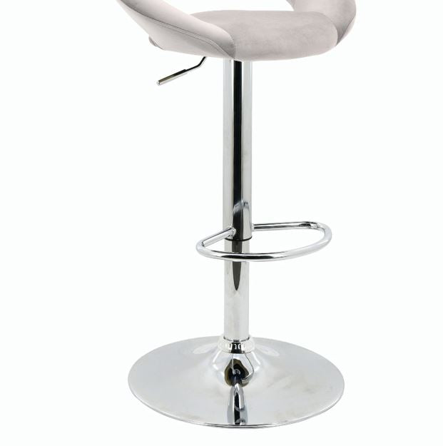 bar stool with chrome base