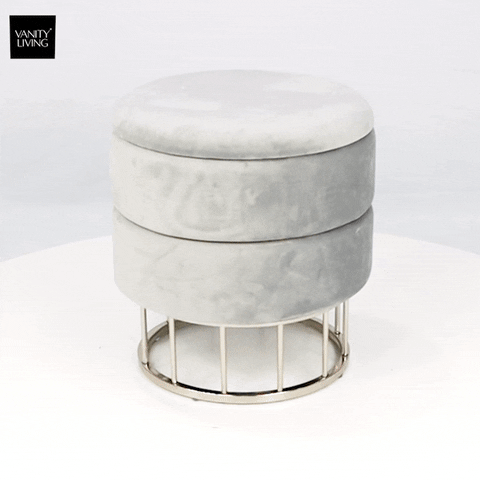 stool, mirror stool chair, cushioned stool, mirrored cushioned stool, dressing stool, poufs stool, sitting stool, velvet stool