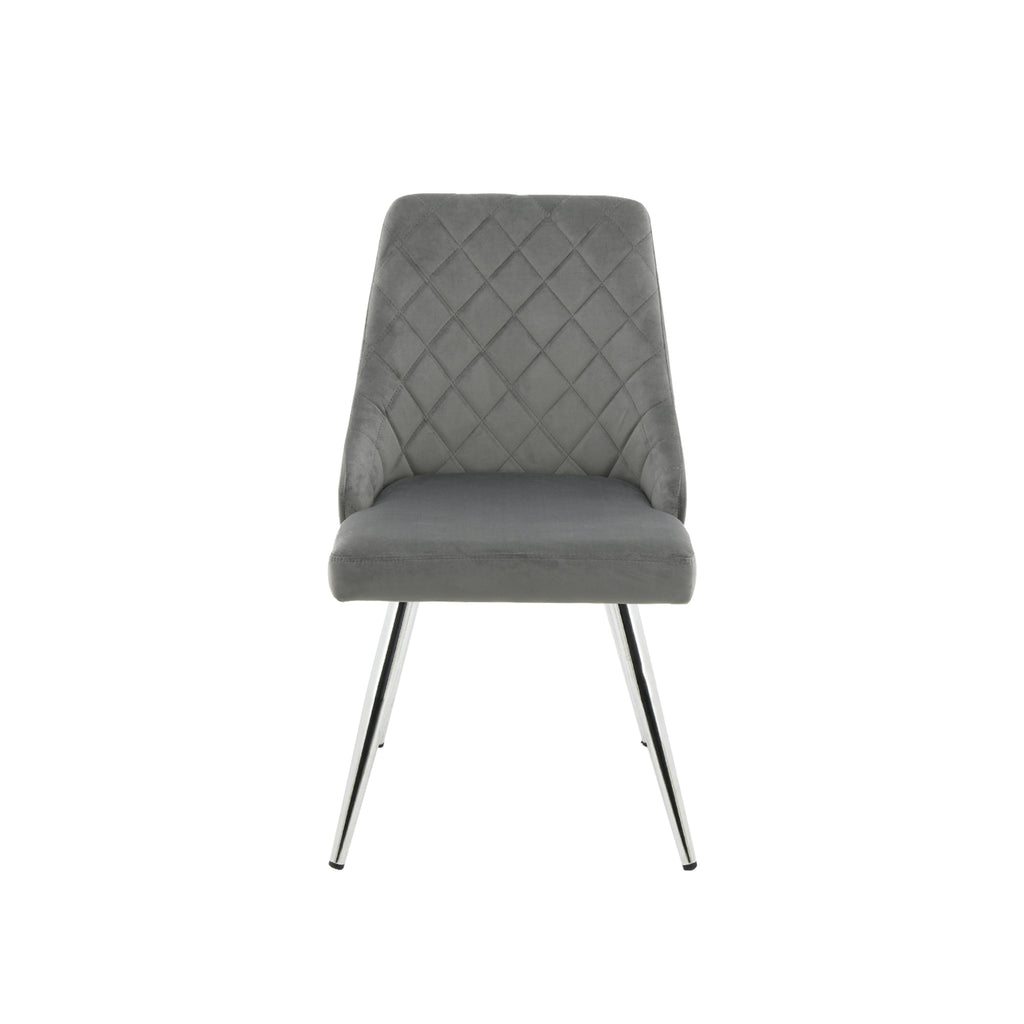 modern grey dining chair 