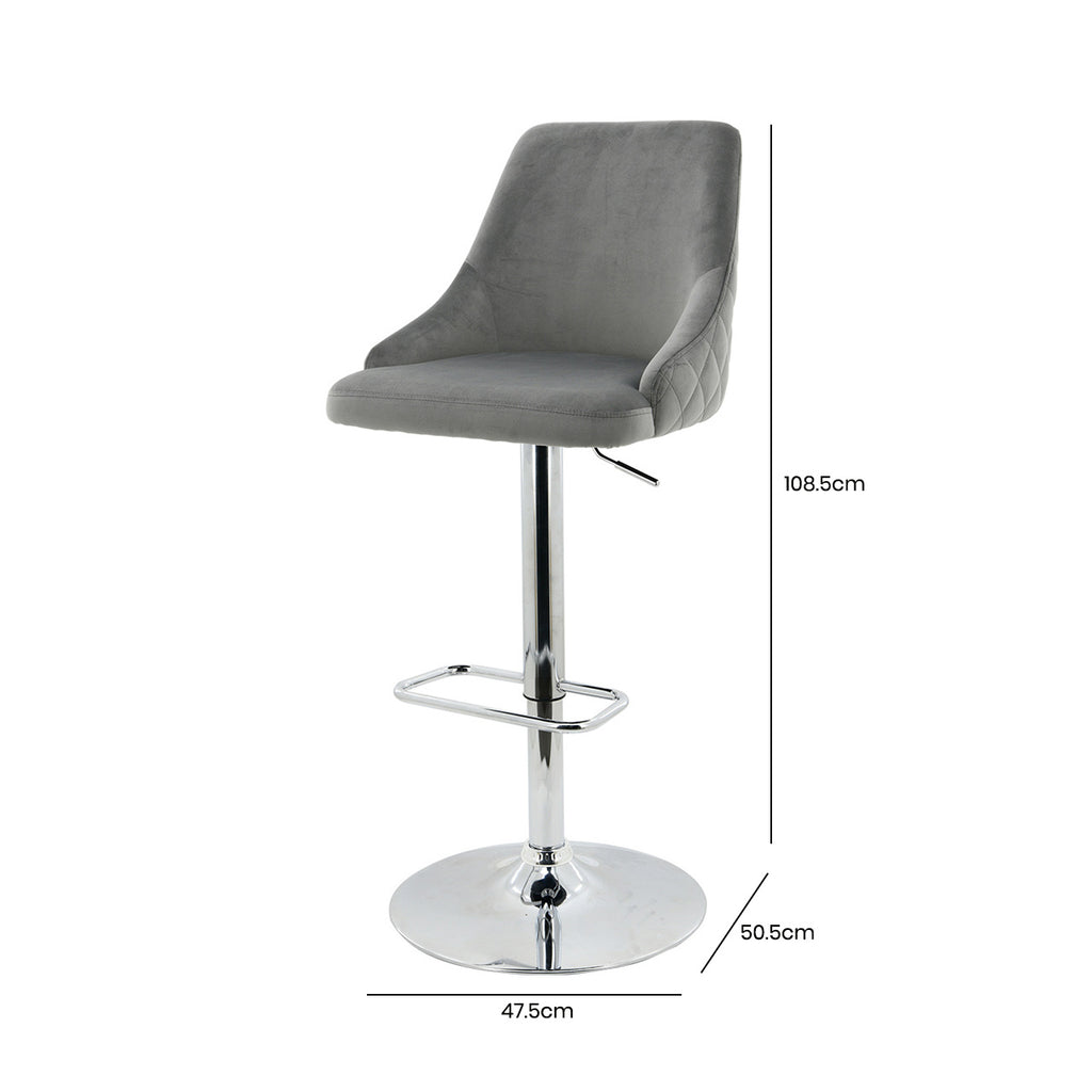 buy grey color bar stool in dubai