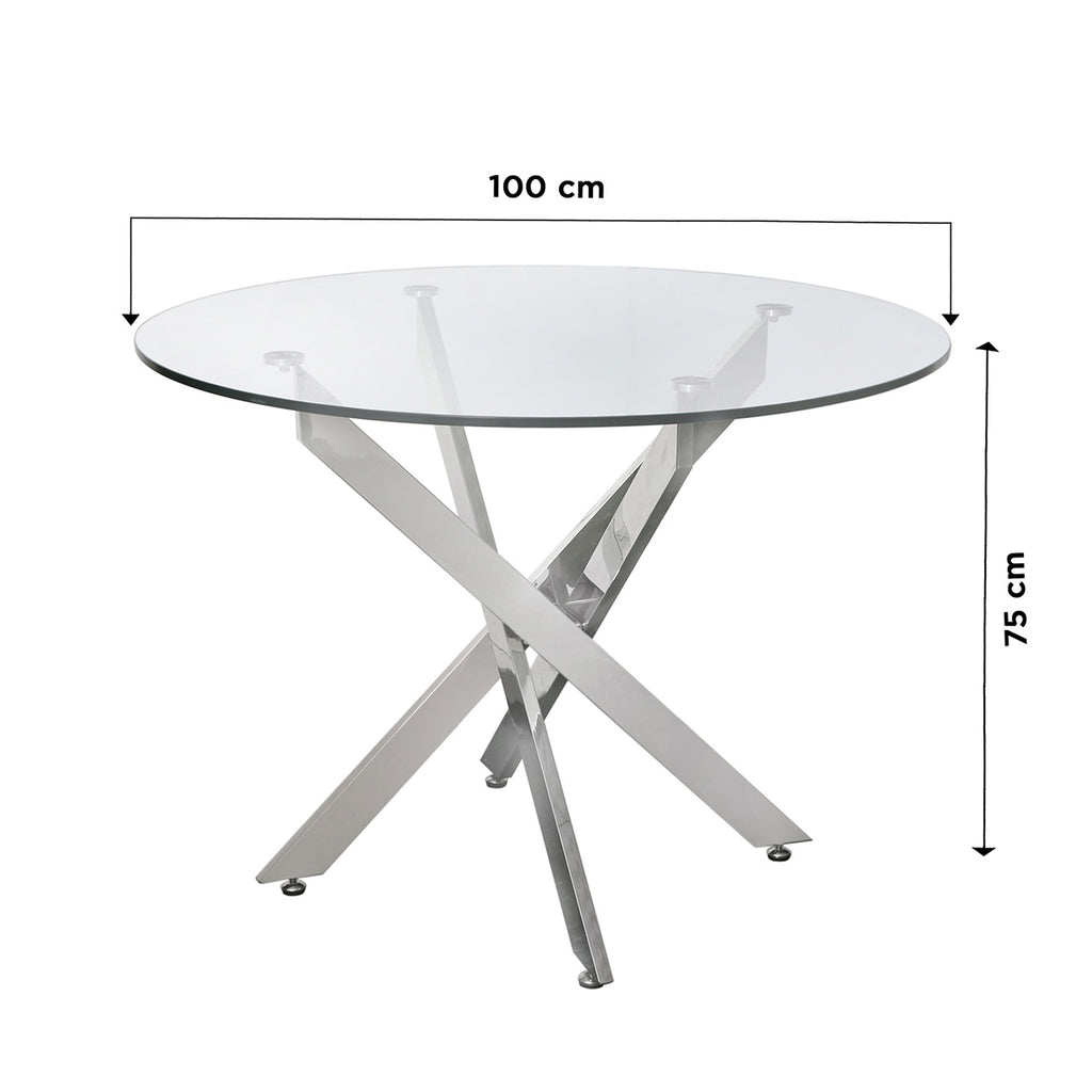 glass dining table