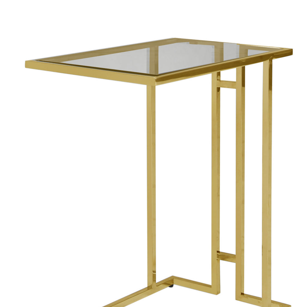 metallic gold sofa table in dubai