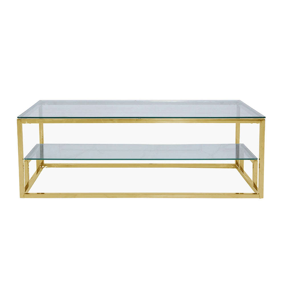 glass coffee table