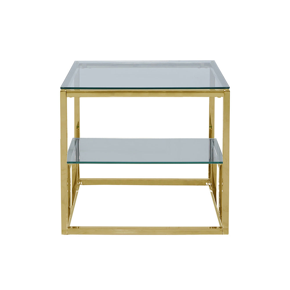 side table in gold