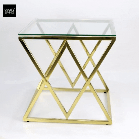 gold side table in dubai