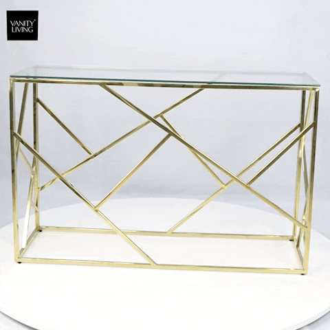 Console Table Roma Gold VANITY LIVING