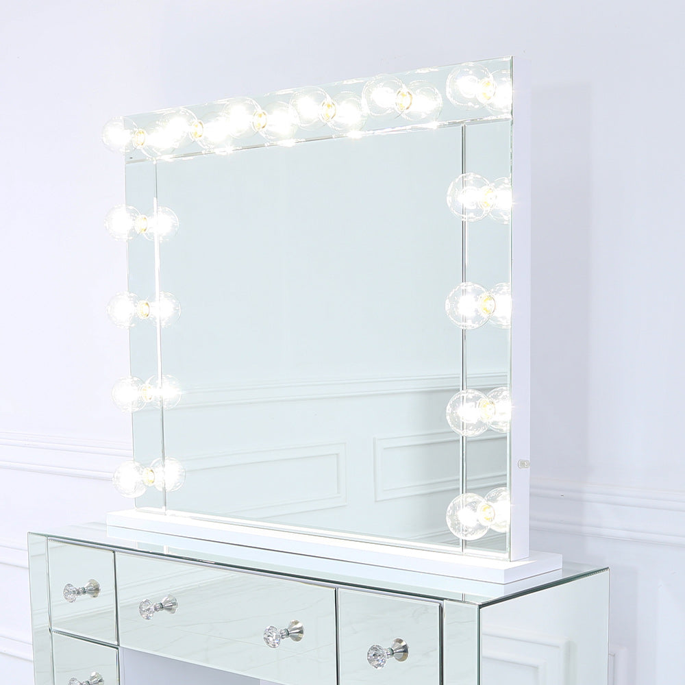vanity mirror with led bulbs