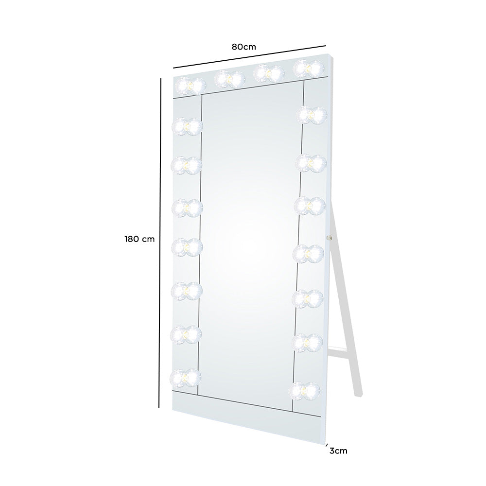 mirror with lights with stand