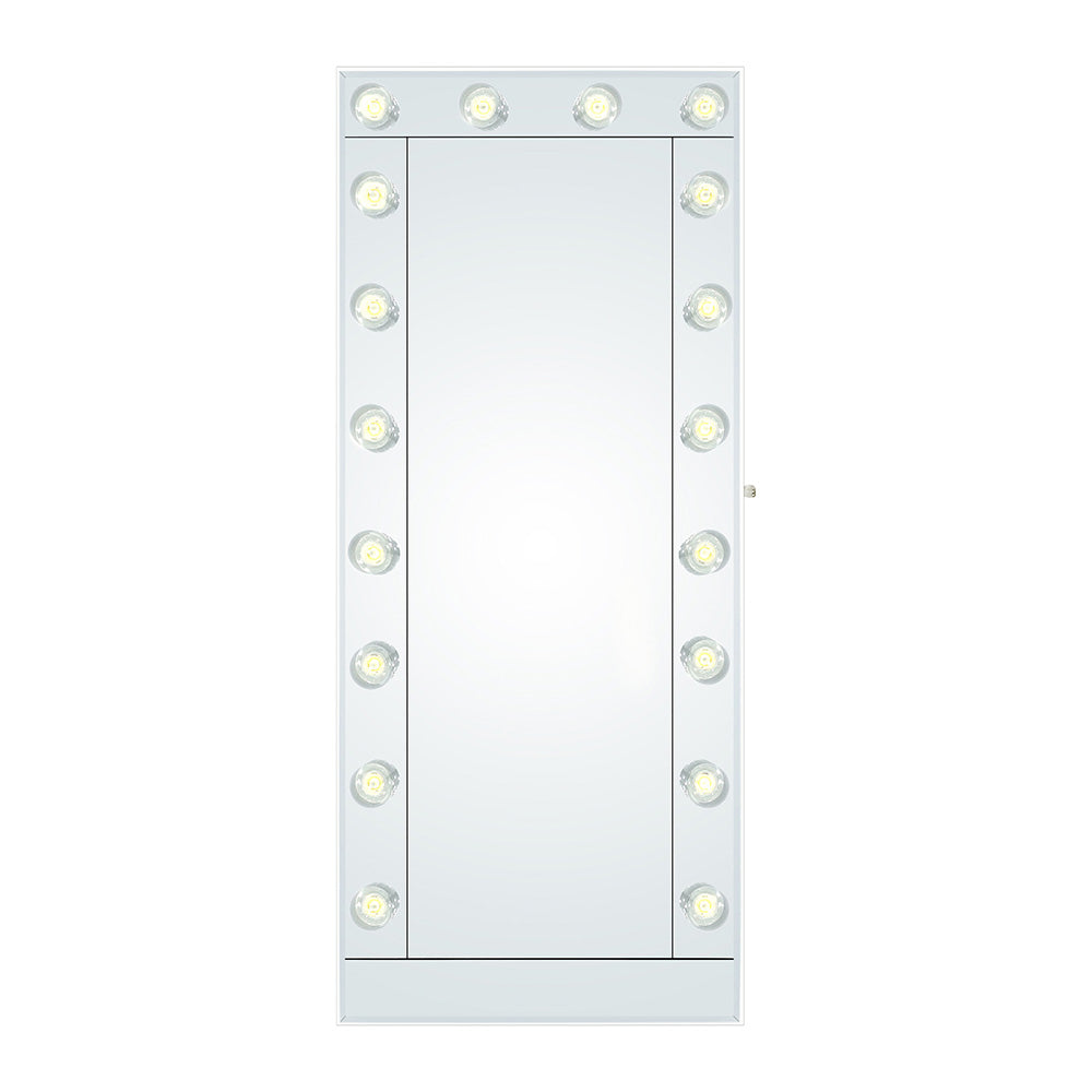 led mirror with lights