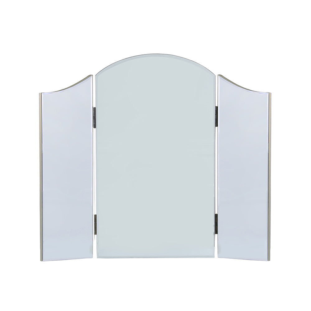 vanity mirror, table mirror, makeup mirror, dressing table mirror, curved mirror, trifold mirror