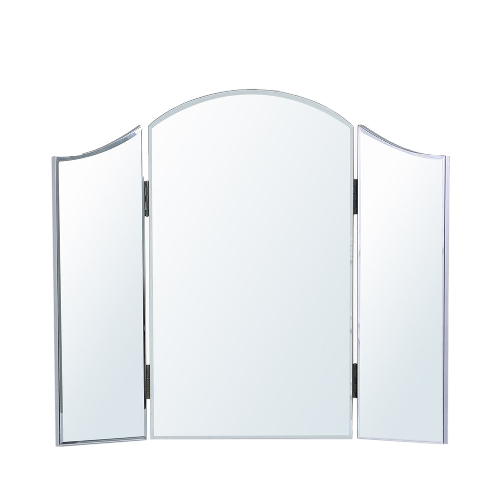 vanity mirror, table mirror, makeup mirror, dressing table mirror, curved mirror, trifold mirror