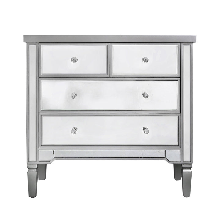 mirrored chest of drawers