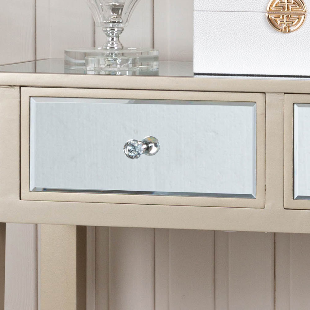 2 drawer console table