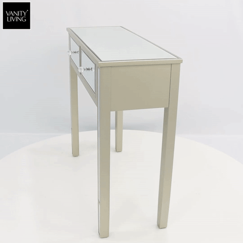 2 drawer console table