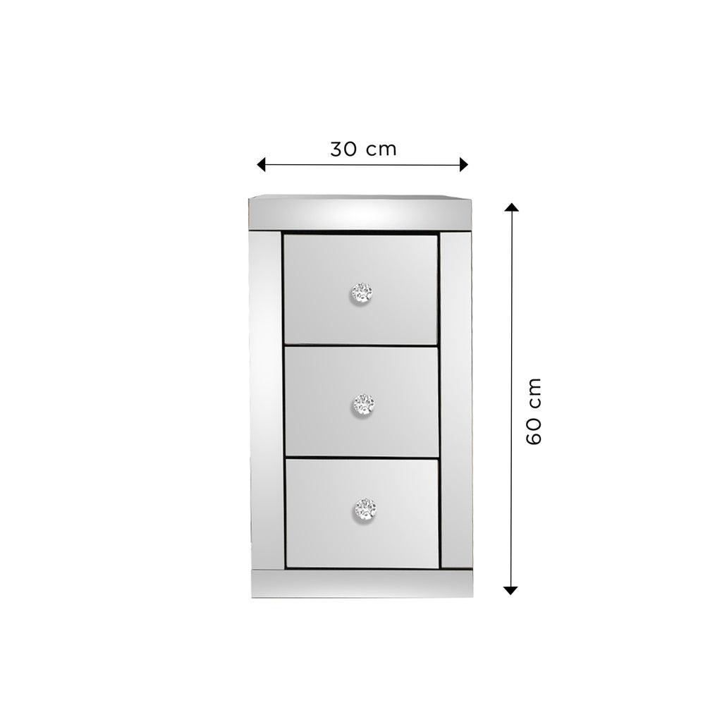 3 drawer bedside table in dubai