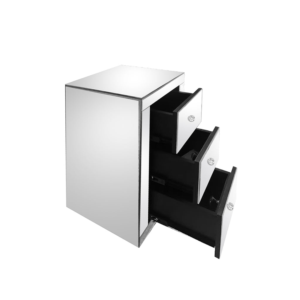 Bedroom Set of 2 - Palma Two Small Bedside Tables - VANITY LIVING