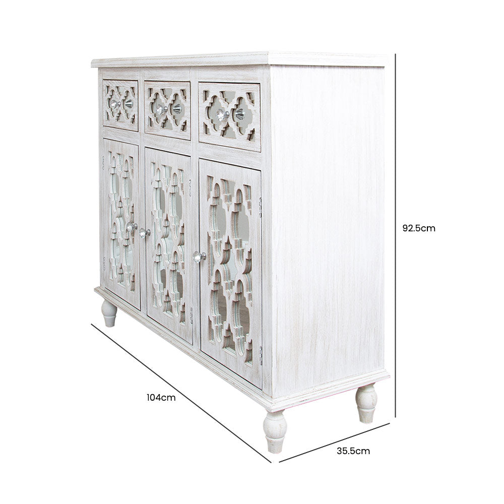 3 door mirror cabinet 