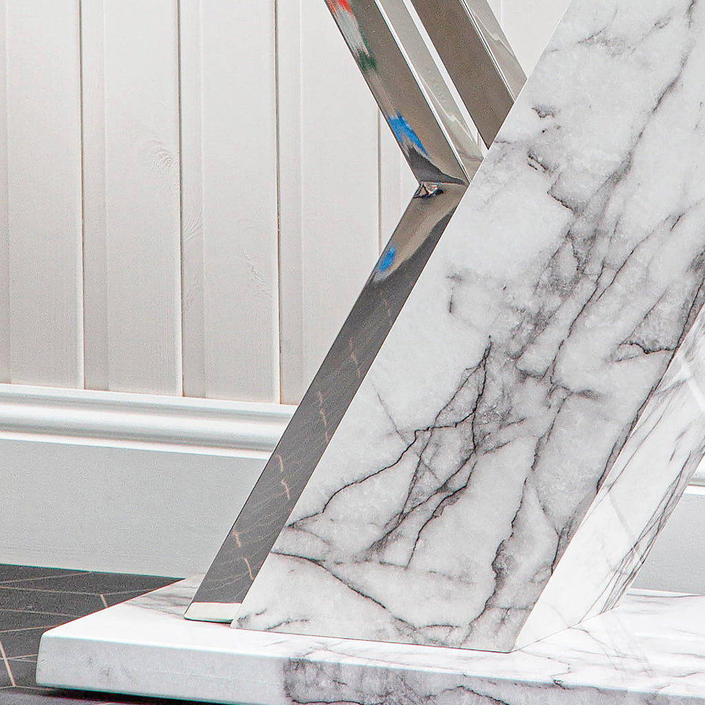 marble base console table