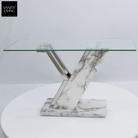 marble console table