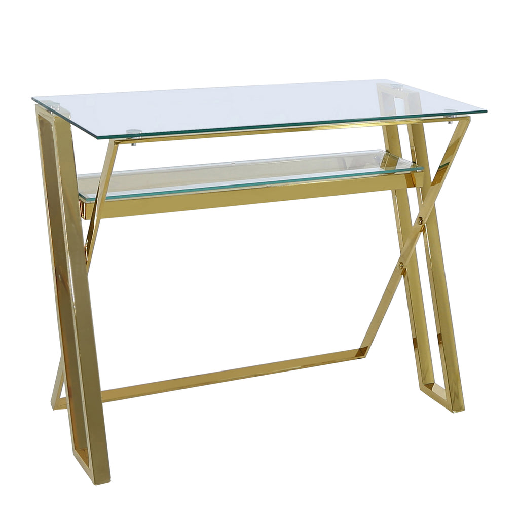 gold study table