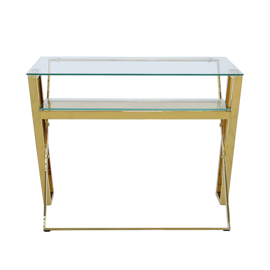 study table in Gold