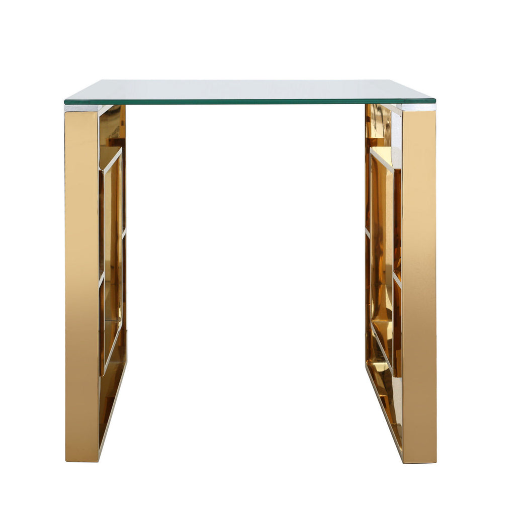 Verona Gold - 2 Side Tables + Coffee Table - VANITY LIVING